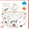 Poncho de Lluvia DJECO · Superhéroe S 110-122 cmc