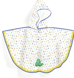 Poncho de Lluvia DJECO · Tortuga XS 90-110 cm