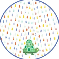 Poncho de Lluvia DJECO · Tortuga XS 90-110 cm