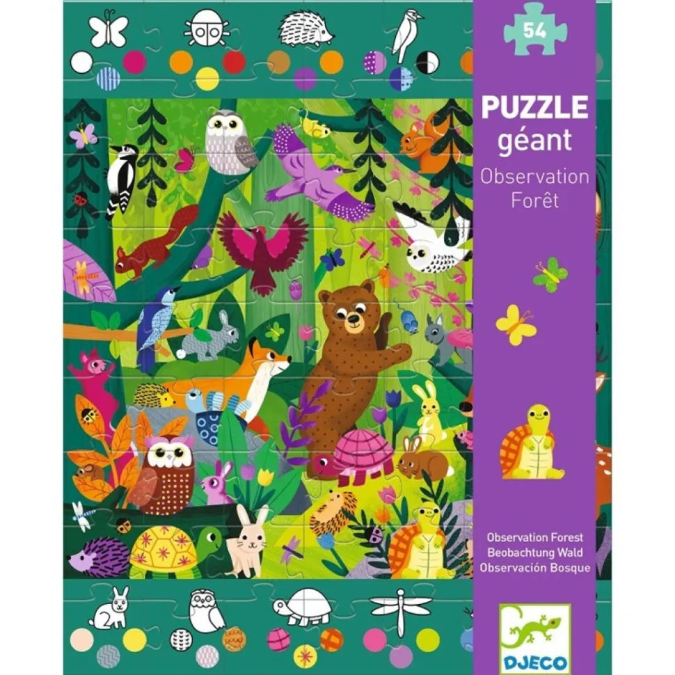 Puzzle Gigante Observación El Bosque · DJECO