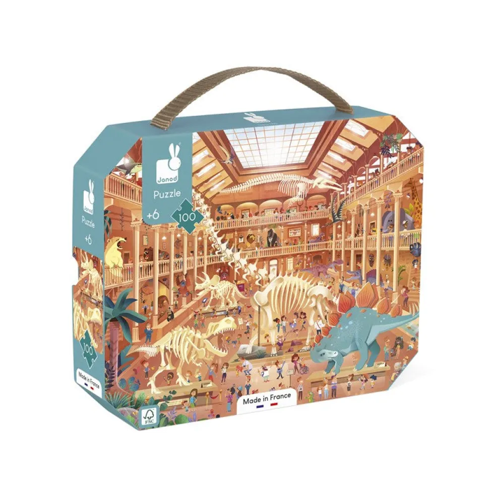 Puzzle Museo Historia Natural 100 piezas· Janod