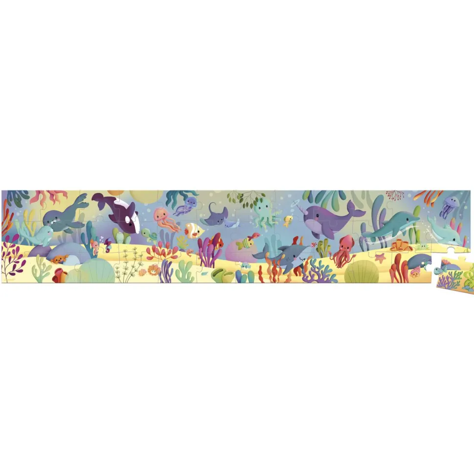 Puzzle 36 piezas - Animales Marinos · Janod