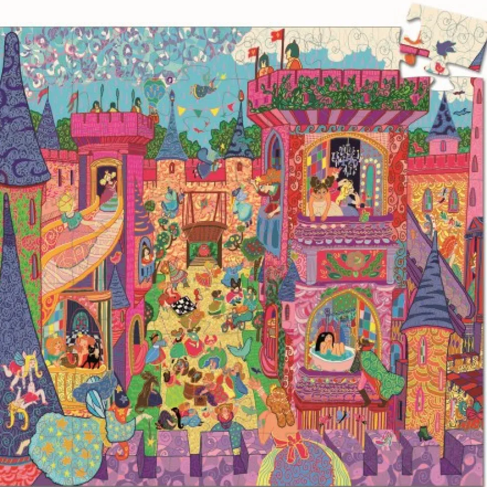 Puzzle Silueta · El castillo de cuentos