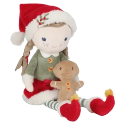 Rosa Muñeca Blandita Navidad · Little Dutch