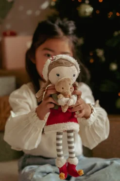 Rosa Muñeca Blandita Navidad · Little Dutch