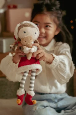Rosa Muñeca Blandita Navidad · Little Dutch