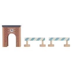 Set Construcción con grúa FSC · Little Dutch