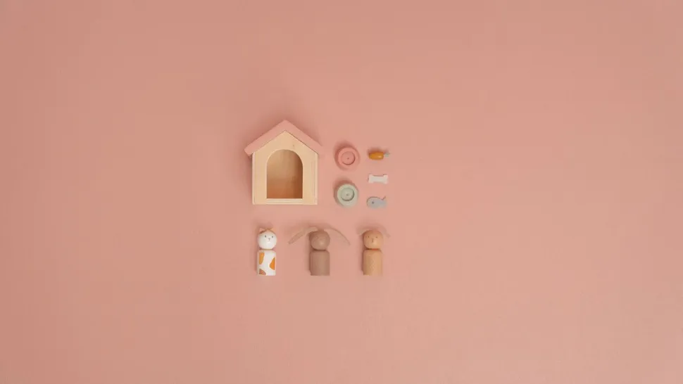 Set de Mascotas para Casa de Muñecas FSC · Little Dutch