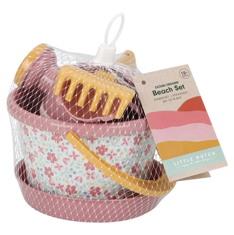 Set de Playa (5 piezas) Flores · Little Dutch