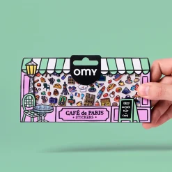Stickers Boutique Café Paris · OMY