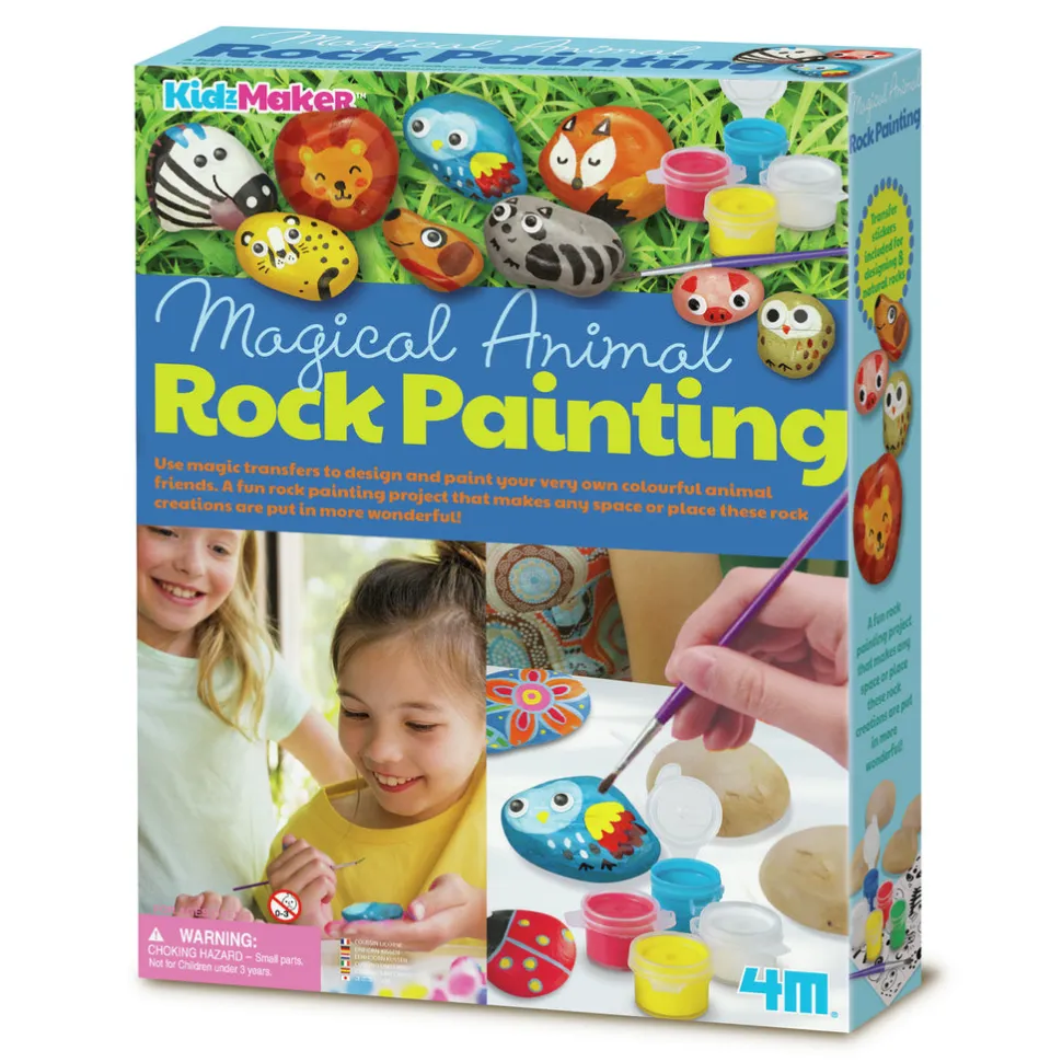 Taller de pintar animales con piedras · 4M