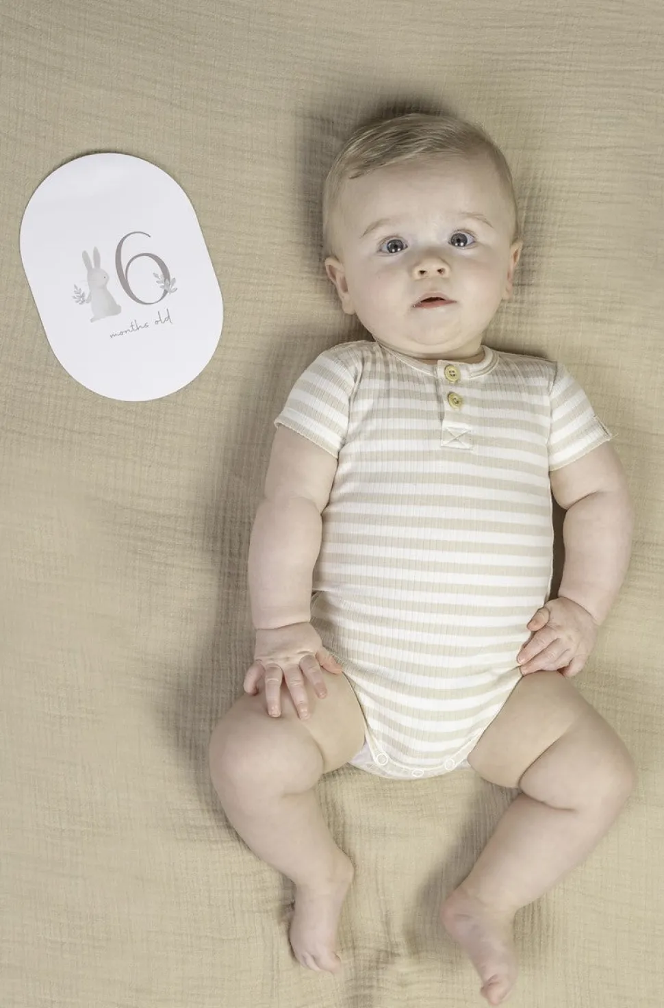 Tarjetas Milestone Baby Bunny · Little Dutch
