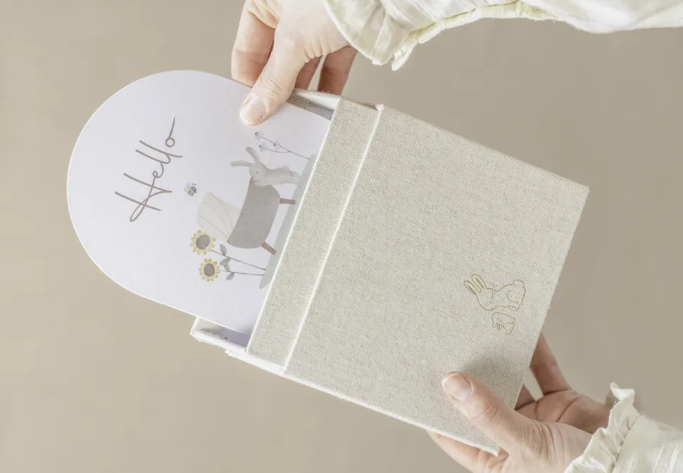 Tarjetas Milestone Baby Bunny · Little Dutch