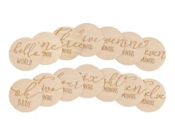 Tarjetas Milestone Madera · Pearhead