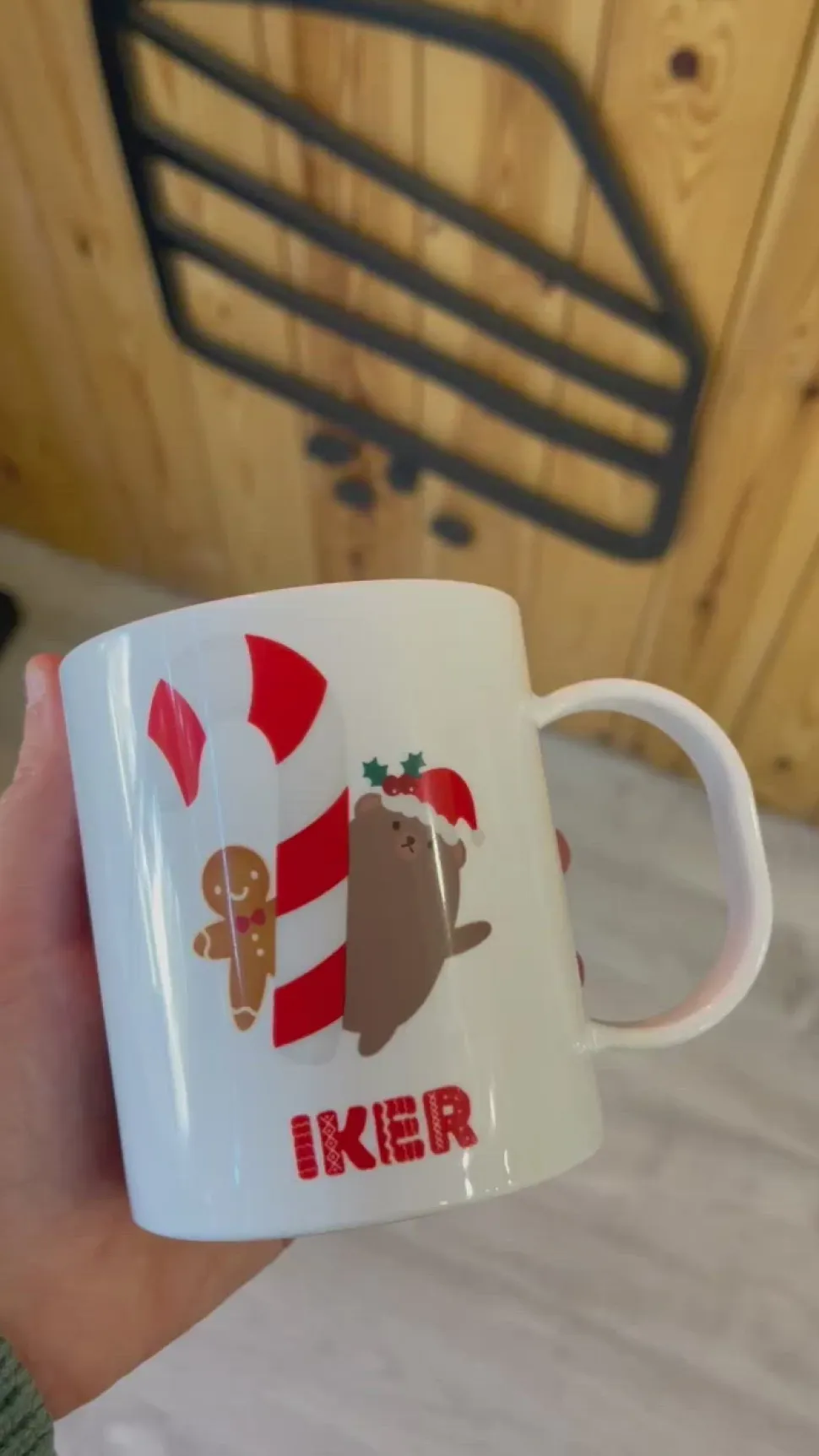 Taza Infantil Navidad · Bastón de Caramelo