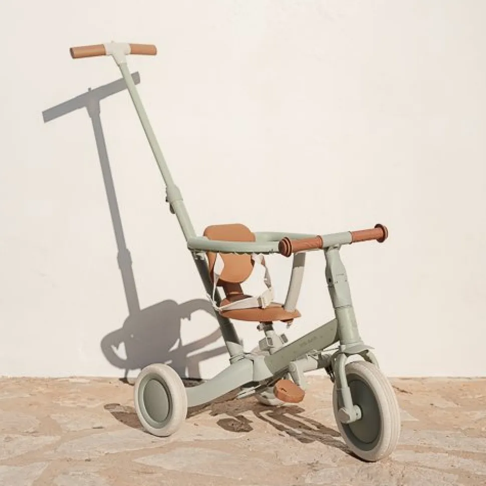 Triciclo con barra Verde · Little Dutch