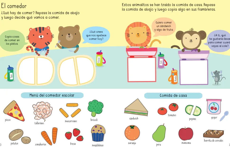 Un día en el Cole - Libro de pasatiempos