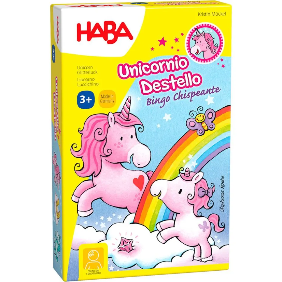 Unicornio Destello – Bingo chispeante · Haba