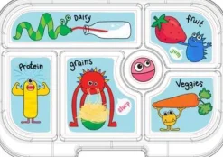 Yumbox Original 6 compartimentos Matcha Green Monsters