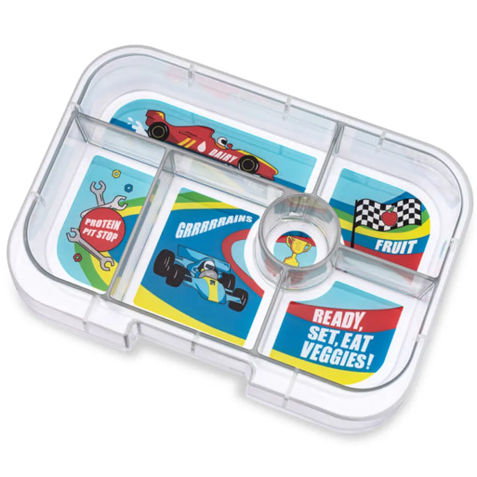 Yumbox Original 6 compartimentos Road Red Race Cars