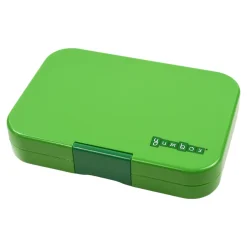 Yumbox Tapas 4 compartimentos Jurassic Green Tiburón